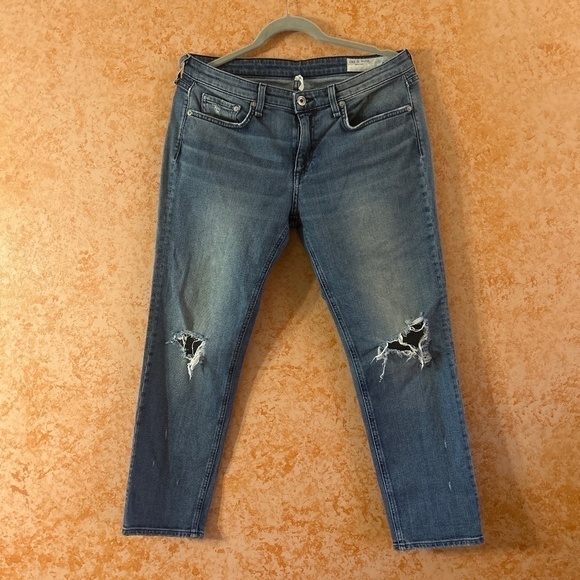 RAG & BONE Low rise Slim  Boyfriend Jeans size 29 - Picture 1 of 9